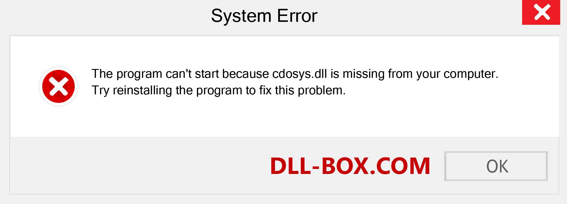  cdosys.dll file is missing?. Download for Windows 7, 8, 10 - Fix  cdosys dll Missing Error on Windows, photos, images